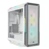 Case Corsair iCUE 5000T RGB Tempered Glass - white Mid-Tower