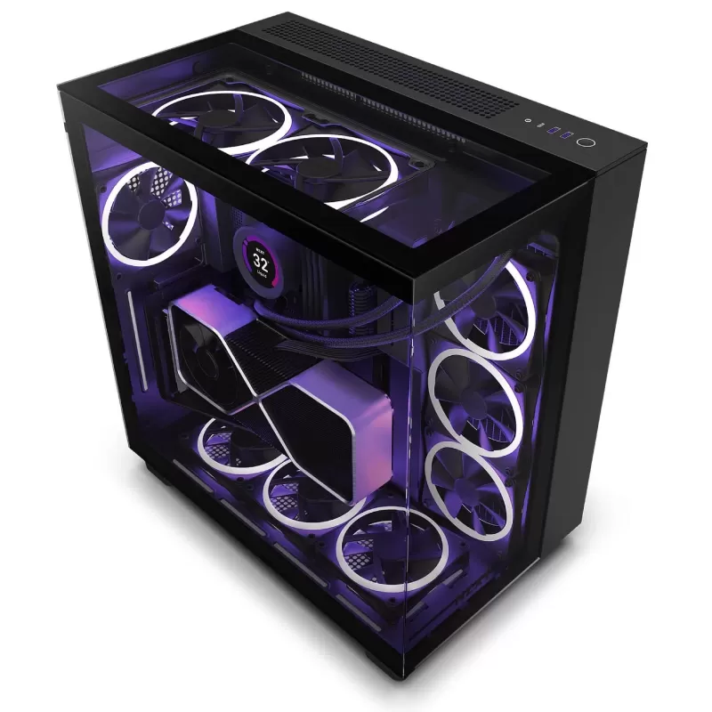 Корпус NZXT H9 ELITE black