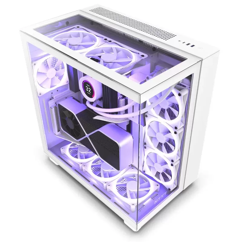 Case NZXT H9 Elite white ATX Case NZXT H9 Elite white ATX