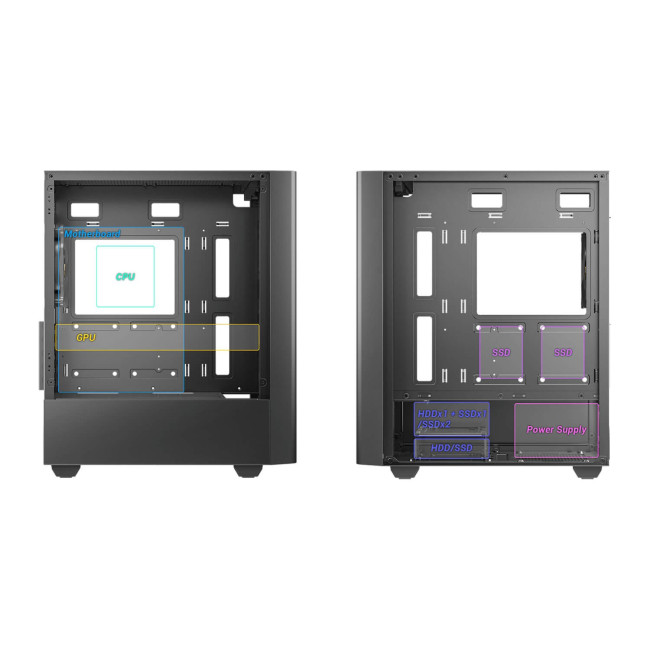Case Antec NX500M ARGB Elite Mini Tower