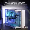 Case Corsair 6500X RGB white Mid Tower