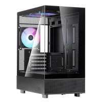 Корпус SilverStone Lucid 04 черный Mini Tower