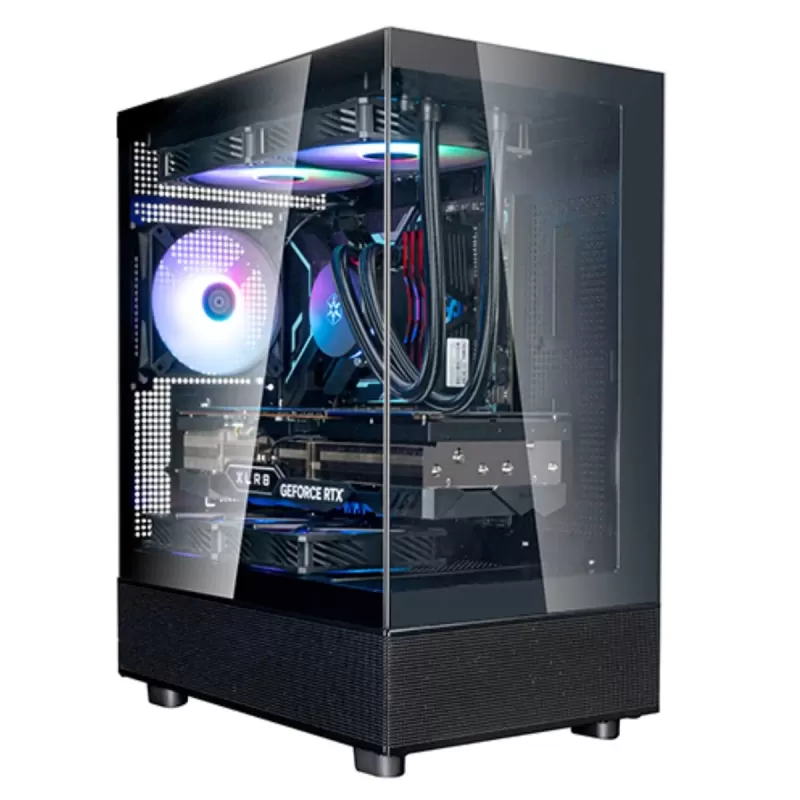 Корпус SilverStone Lucid 04 black Mini Tower