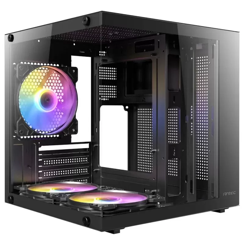 מארז Antec VCX10M RGB Mini Tower צבע שחור