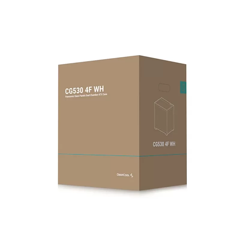 Case DEEPCOOL CG530 4F WH white Mid Tower