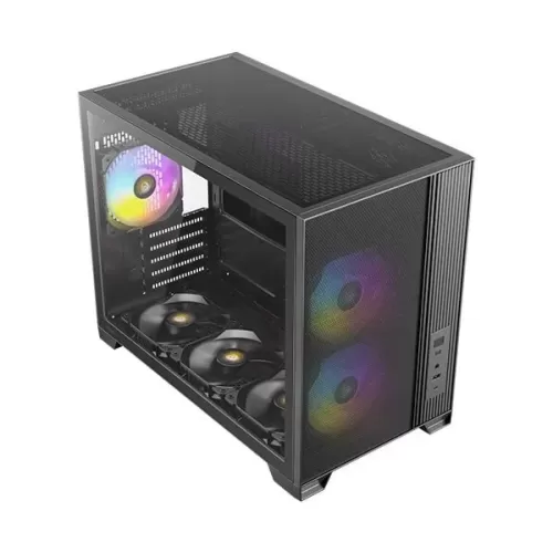 Computer Case Antec FLUX Mini Tower Mini Tower Color:black