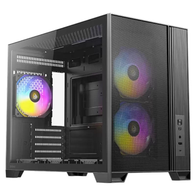 Computer Case Antec FLUX Mini Tower Mini Tower Color:black