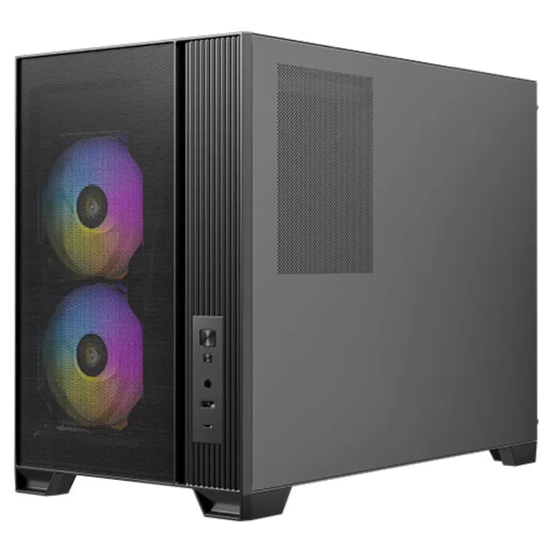 Computer Case Antec FLUX Mini Tower Mini Tower Color:black
