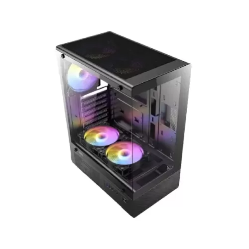 Case Antec VCX300 RGB Elite black Mid Tower