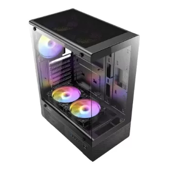 מארז Antec VCX300 RGB Elite שחור Mid Tower