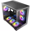 Case Antec CX M3 ARGB Case Micro ATX Color:black