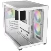 Computer Case Gamdias AURA GC10M V2 ARGB white Micro ATX Computer Case Gamdias AURA GC10M V2 ARGB white Micro ATX