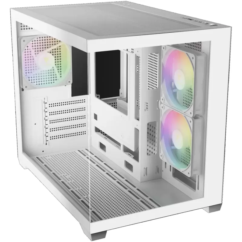 Computer Case Gamdias AURA GC10M V2 ARGB white Micro ATX Computer Case Gamdias AURA GC10M V2 ARGB white Micro ATX