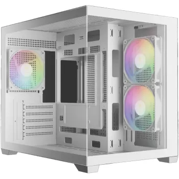 Computer Case Gamdias AURA GC10M V2 ARGB white Micro ATX Computer Case Gamdias AURA GC10M V2 ARGB white Micro ATX