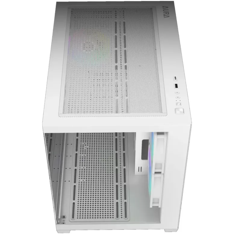 Computer Case Gamdias AURA GC10M V2 ARGB white Micro ATX Computer Case Gamdias AURA GC10M V2 ARGB white Micro ATX
