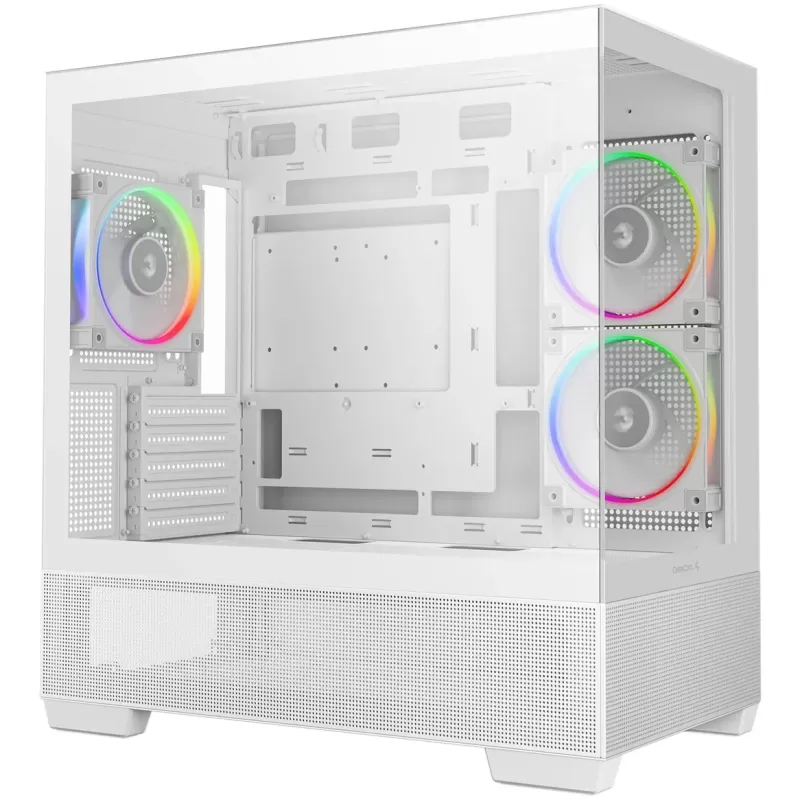 Case DEEPCOOL CG380 3F WH Micro ATX Color:white
