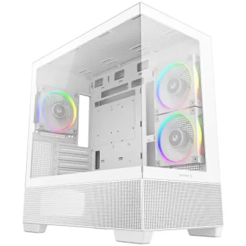 Case DEEPCOOL CG380 3F WH Micro ATX Color:white