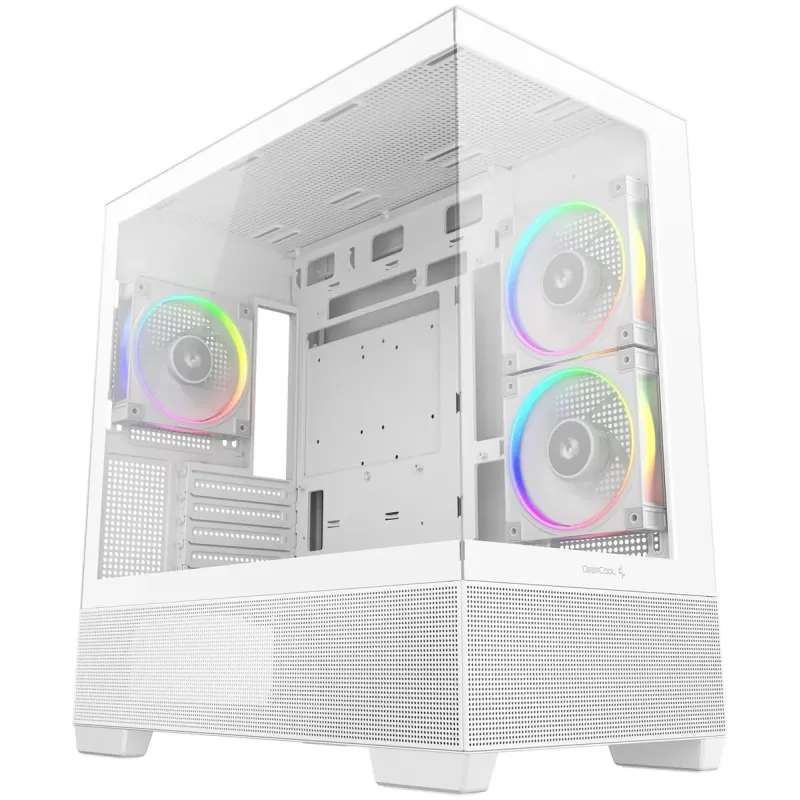 Case DEEPCOOL CG380 3F WH Micro ATX Color:white