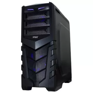 Корпус Antec GX505 WINDOW BLUE Mid Tower Цвет:чёрный