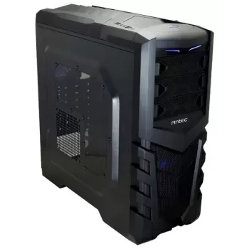 מארז Antec GX505 WINDOW BLUE Mid Tower צבע שחור
