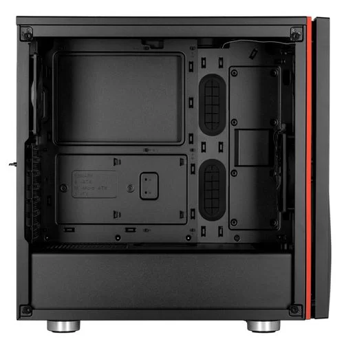 Case Corsair Carbide SPEC-06 Tempered Glass black, red Mid Tower