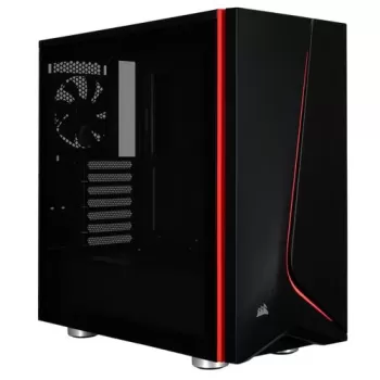 Case Corsair Carbide SPEC-06 Tempered Glass black, red Mid Tower
