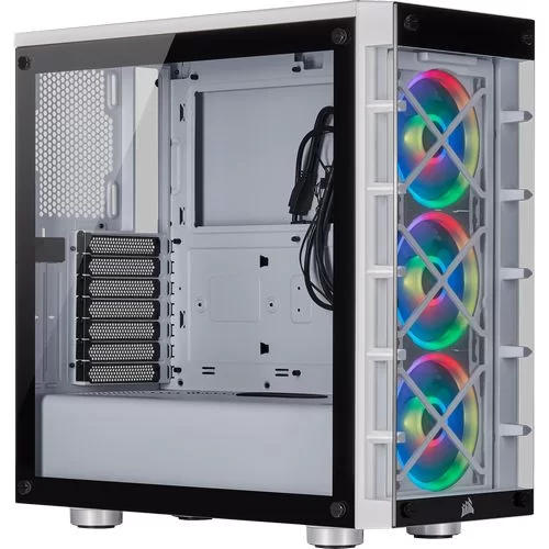 Корпус Corsair iCue 465X RGB white Mid Tower