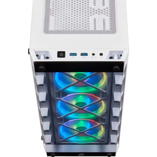 Корпус Corsair iCue 465X RGB white Mid Tower