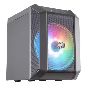 מארז Cooler Master MASTERCASE H100 ARGB Mini ITX צבע אפור
