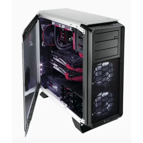 מארז Corsair Graphite Series 760T White Windowed Case Full Tower צבע שחור, לבן