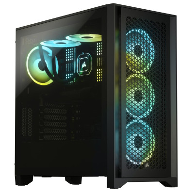 מארז Corsair 4000D AIRFLOW Tempered Glass שחור Mid Tower מארז Corsair 4000D AIRFLOW Tempered Glass שחור Mid Tower