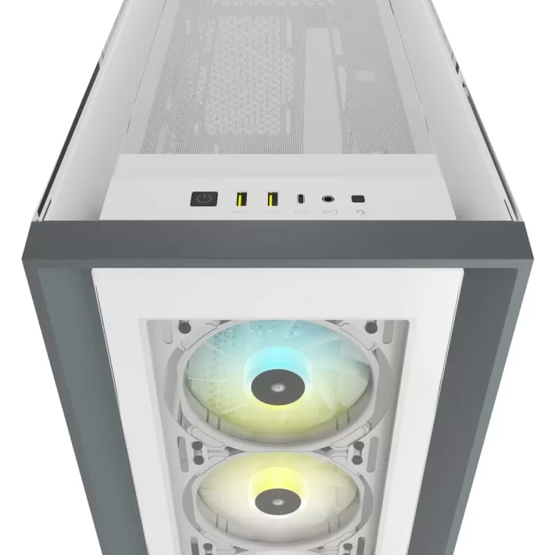 Case Corsair iCUE 5000X RGB Tempered Glass white Mid Tower