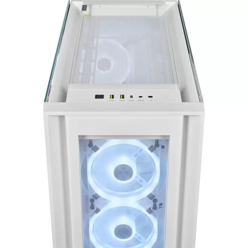 מארז Corsair 5000X RGB QL Edition Mid-Tower צבע לבן