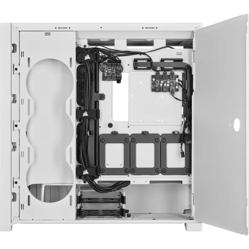 מארז Corsair 5000X RGB QL Edition Mid-Tower צבע לבן