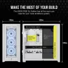 מארז Corsair 5000X RGB QL Edition Mid-Tower צבע לבן