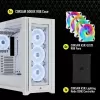 מארז Corsair 5000X RGB QL Edition Mid-Tower צבע לבן