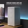 מארז Corsair 2000D AIRFLOW Mini-ITX PC Case - לבן Mini-ITX