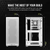 מארז Corsair 2000D AIRFLOW Mini-ITX PC Case - לבן Mini-ITX