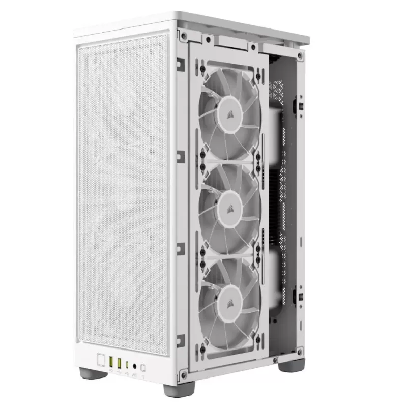 מארז Corsair 2000D AIRFLOW Mini-ITX PC Case - לבן Mini-ITX