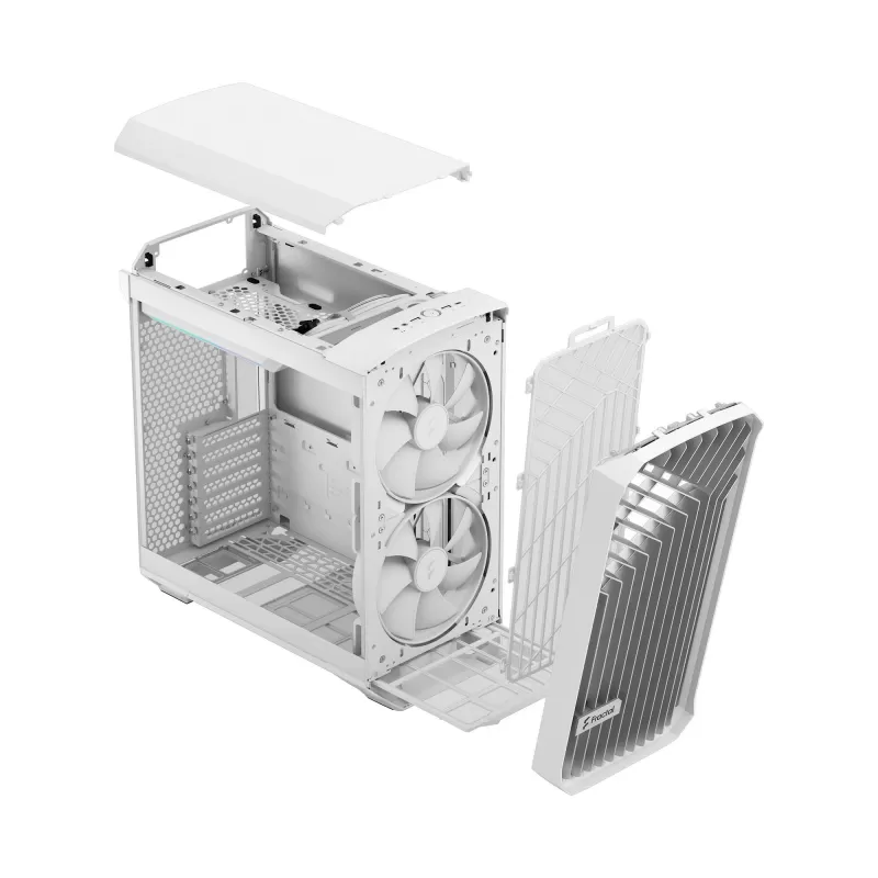 מארז Fractal Design Torrent RGB TG Clear Tint לבן ATX