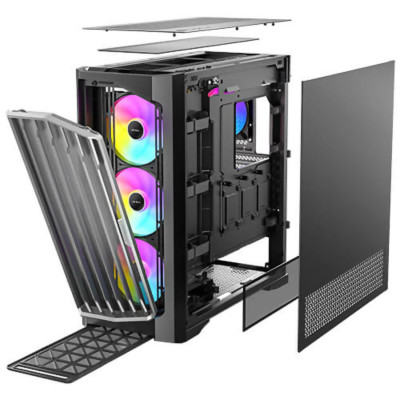 Корпус Antec מארז מחשב Performance 1 FT ARGB Full Tower Цвет:черный Корпус Antec מארז מחשב Performance 1 FT ARGB Full Tower Цвет:черный