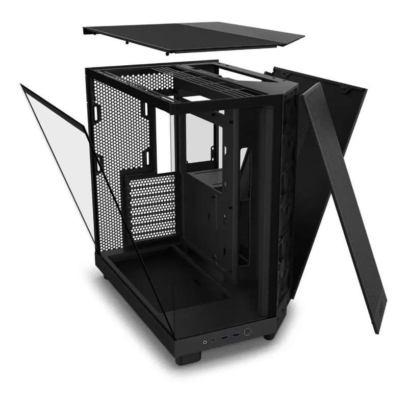 Корпус NZXT H6 Flow black ATX