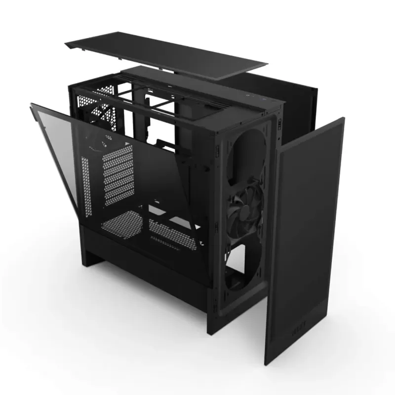 Корпус NZXT H5 Flow (2024) black ATX