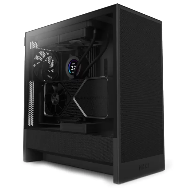 Корпус NZXT H5 Flow (2024) black ATX