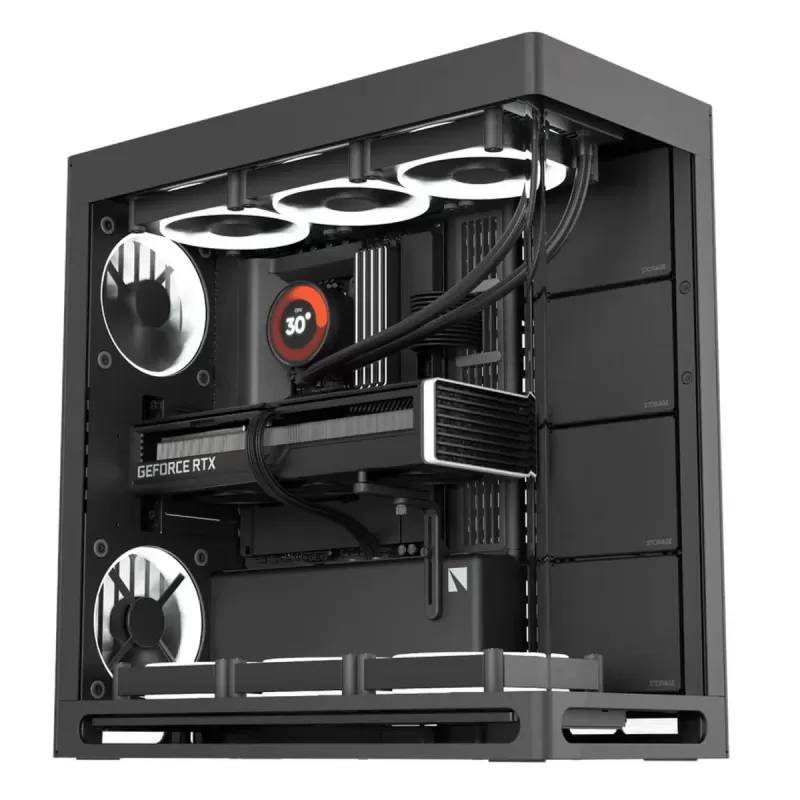מארז HAVN HS 420 Base Edition Mini Tower צבע שחור