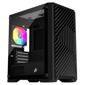 מארז 1St Player T5 4X ARGB 120mm שחור Micro ATX