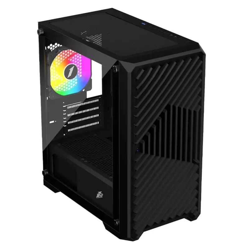 מארז 1St Player T5 4X ARGB 120mm שחור Micro ATX