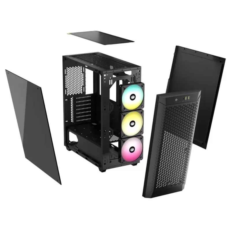 מארז Corsair 480T RGB ATX צבע שחור