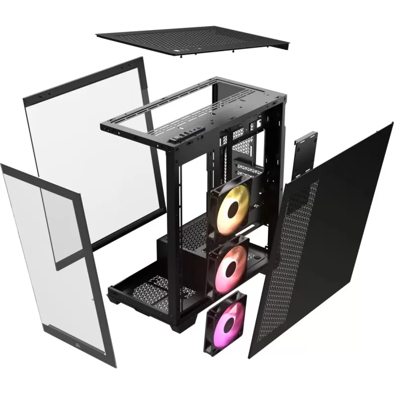 מארז Corsair 3500X ARGB שחור Mid Tower