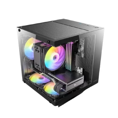 Корпус компьютера Antec VCX10M ARGB Mini Tower Micro-Atx 5XARGB Mini Tower Корпус компьютера Antec VCX10M ARGB Mini Tower Micro-Atx 5XARGB Mini Tower